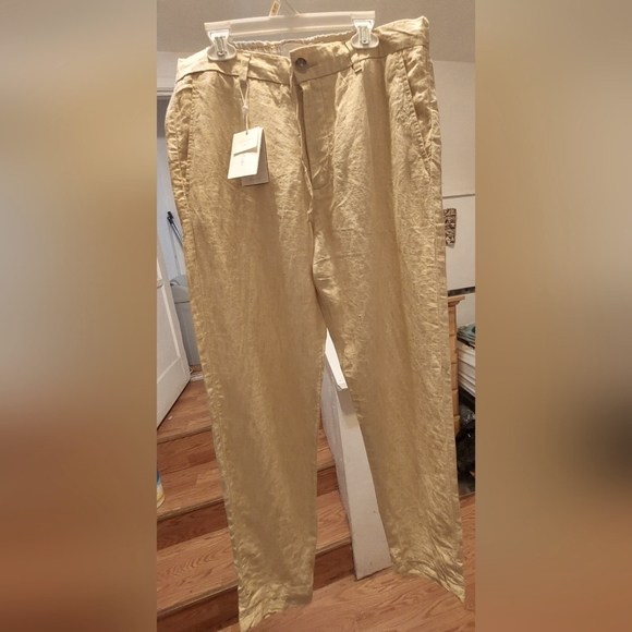 New Porter & Ash 100% linen pants - Picture 1 of 5